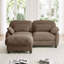 Canapé d'angle modulaire 2 places Cloud Feel avec pouf amovible-671851444