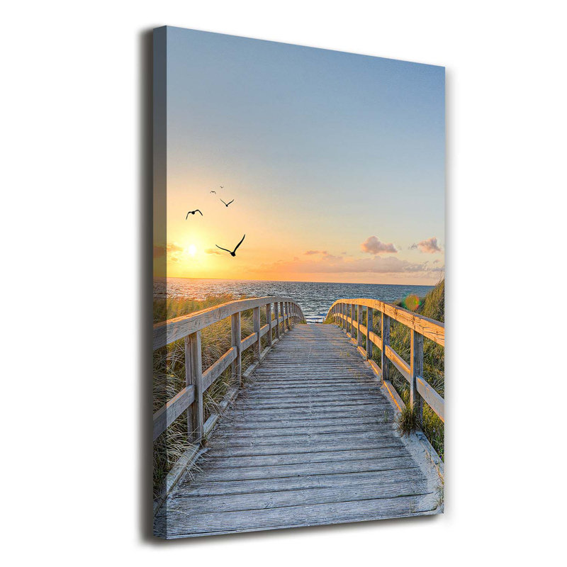 Path To The Beach - Wrapped Canvas Print
