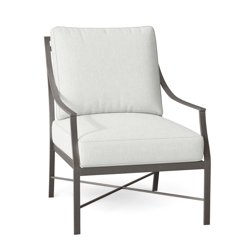 Monaco Aluminum Lounge - Slate Gray, Slate Gray, Welt, Bali Pearl