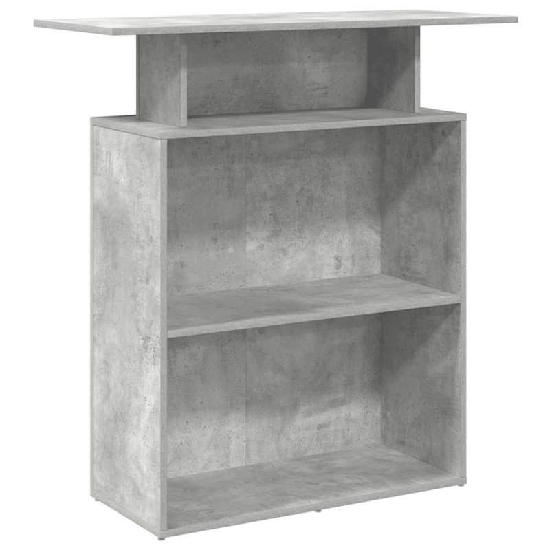 Baheerathan Standing Desk, Concrete Grey