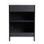 Meuble-lavabo 24 po Coffee avec lavabo en résine et rangement créatif - Portes autoportantes silencieuses modernes