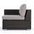 Patio Left Armchair Gry + Alu-1307262554