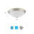 Essentials Glass LED Flush Mount-14072050-14072051-14092809