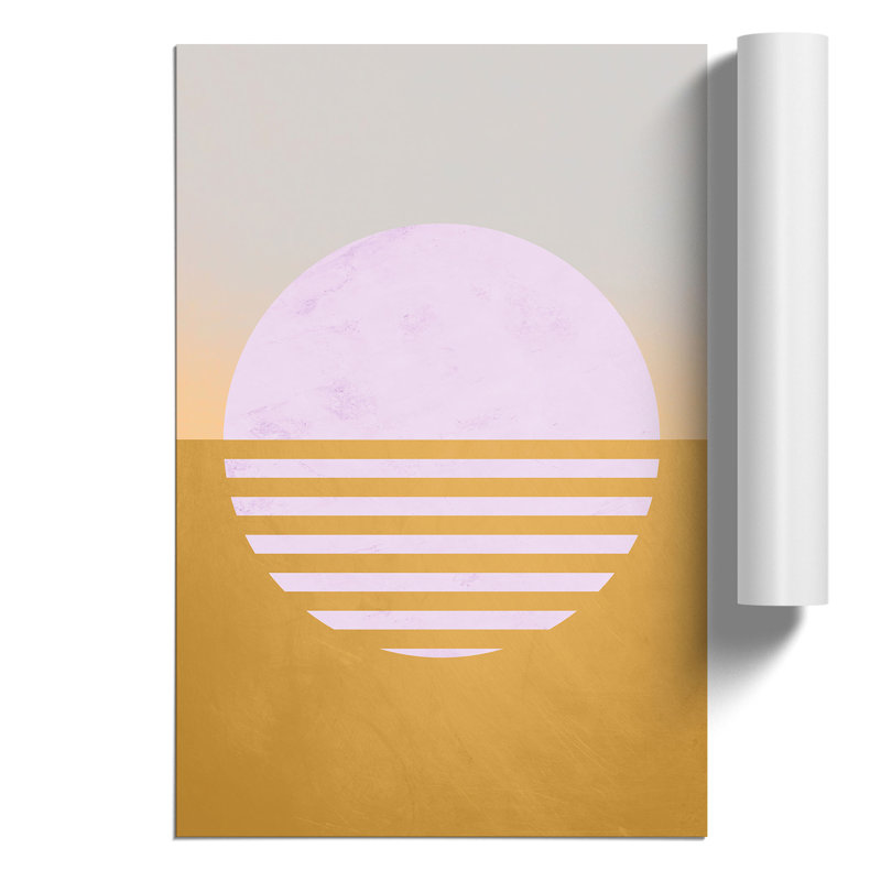 Abstract Sunset - Frameless Print, 30cm H x 21cm W x 0.1cm D