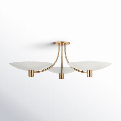 Rossie 3-Light Semi Flush Mount