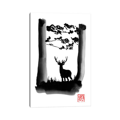 Deer by Péchane - Painting on Canvas