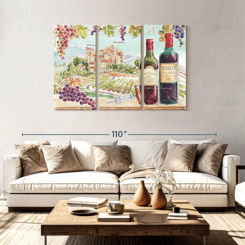 Yarlin Wine Country II, H 48 po x l 74 po