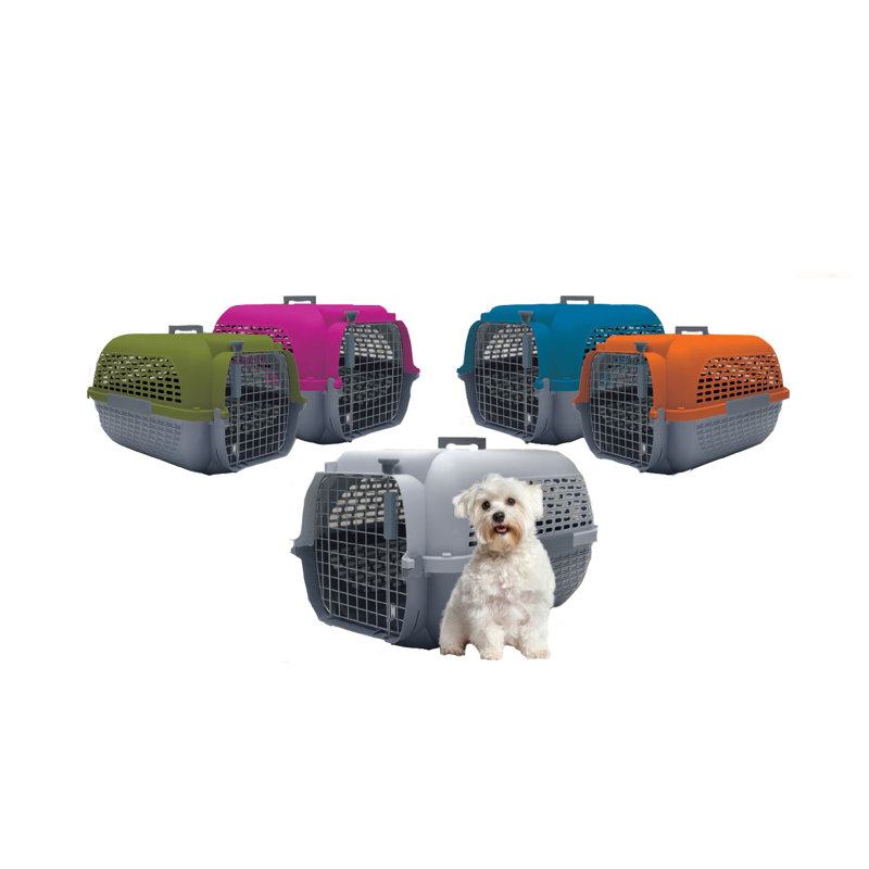 Sac de transport Dogit Voyageur, H 12,8 po x l 11 po x P 19 po, Fuchsia / gris