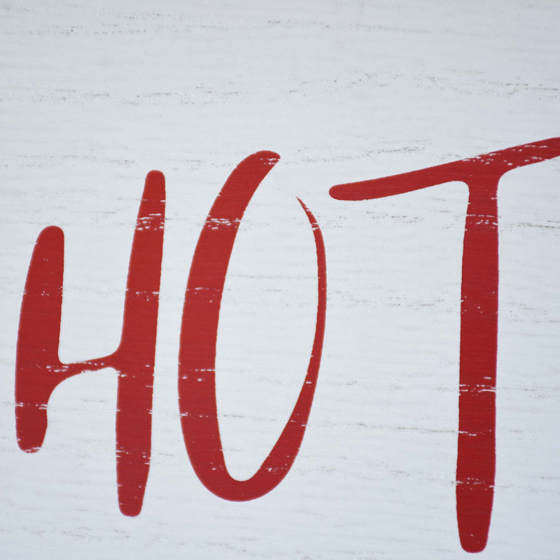 Signe «Hot Cocoa Served Here»