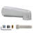 Universal Fit 7" Wall Mount Tub Spout, Zinc-112730518