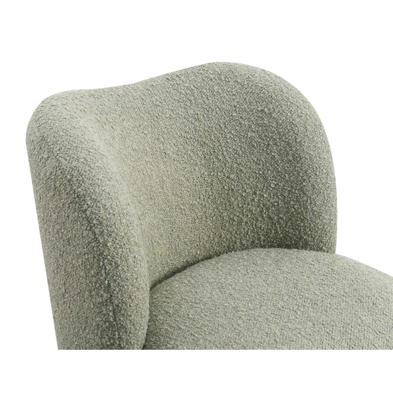 Chaise d'appoint de style contemporain, Brun, Vert