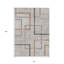 Tapis intérieur / extérieur lavable 8 pi x 10 pi gris anthracite et cuivre