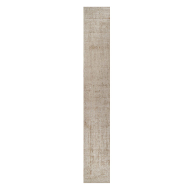 One-of-a-Kind 3x20 Hand Knotted Area Rug
