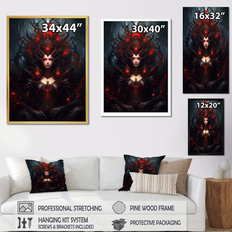 Cosmic femelle visiteur I, Toile tendue, H 32 po x l 16 po x P 1 po