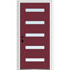 Porte d'entrée pré-suspendue lisse à 5 lumières à 5 lumières-40437363-40437361-40437362