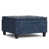 Harrison Blue Faux Leather
