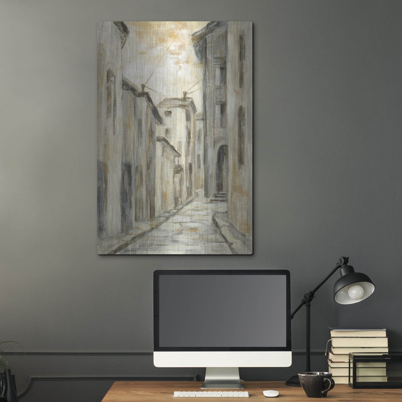 «European Village II» par Silvia Vassileva, H 36 po x l 24 po