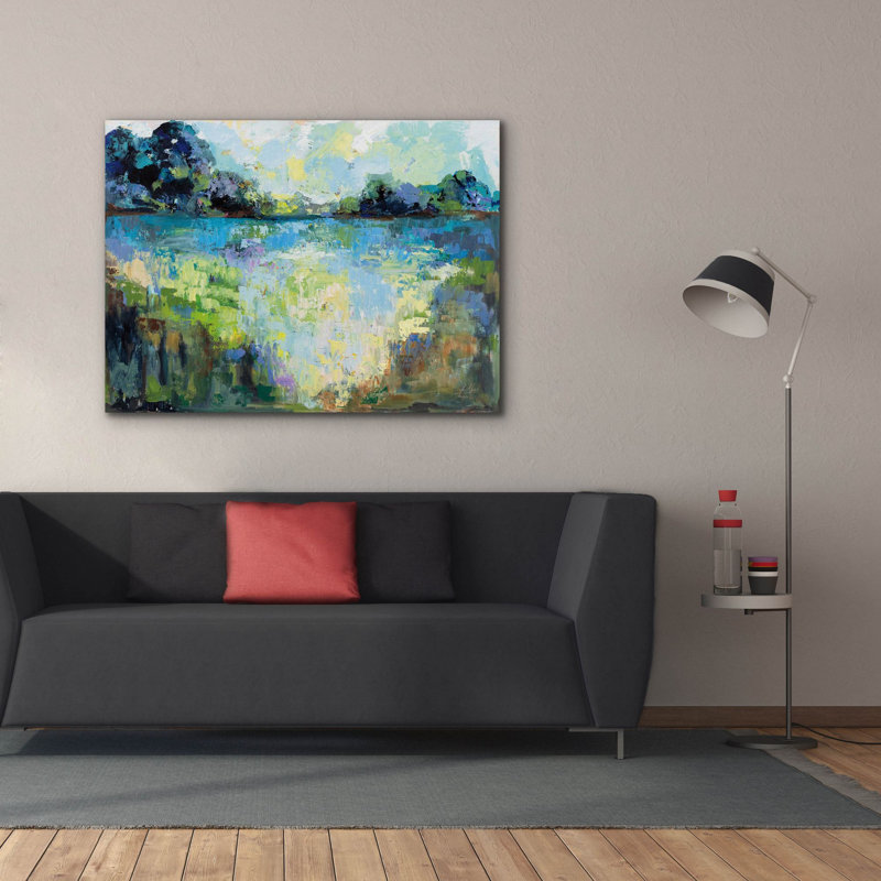 'Tranquility' by Jeanette Vertentes Canvas Wall Art, 40" H x 54" W x 1.5" D