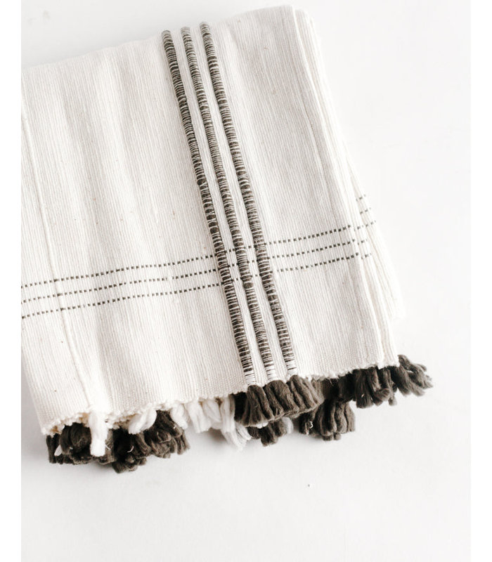 Chemin de table Ribbons, Gris