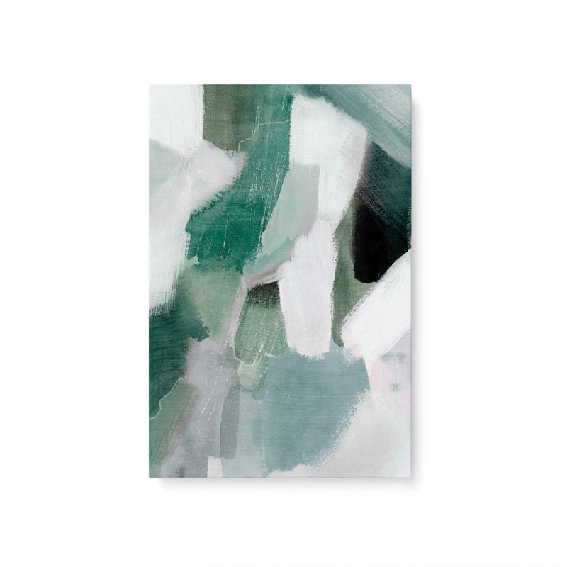 Toile tendue Emerald Mist II, H 12 po x l 8 po