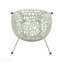 Ensemble de chaises d'extérieur Neiman résistant aux intempéries, conception minimaliste avec motif à losanges perforés pour un confort élégant et une durabilité accrue.-559590242