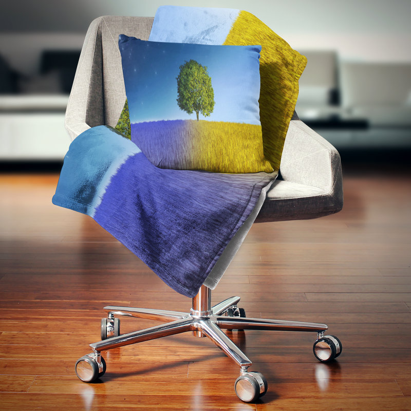 Housse et insert de coussin Schafer Landscape Designart, 16 po x 1 po, Coussin décoratif