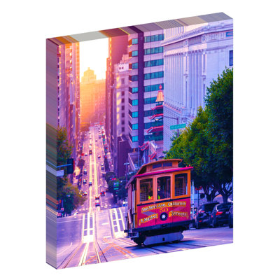 San Francisco Trolley San Francisco California  Canvas Photograph Print