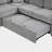 84"W 3-Piece Pull-Out Sectional Sofa Bed-1802443494