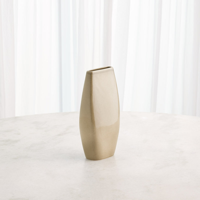 Vase Cigale-Mousse-Sm, H 12 po x l 6 po x P 3 po