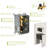 10 Inch Wall Mounted Square Shower In Brushed Nickel - Waterfall Tub Spout, 3 Function, Rainfall Shower, Handheld Implement System With Spout Nickel, Rain Handheld, Facility Kit-120951924