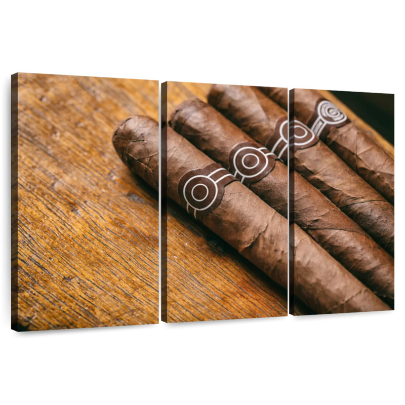 Senne Brown Cuban Cigars, 36" H x 57" W