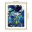 «Riptide Abstract 1423» par Preston Harmon, impression sur bois encadrée