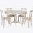 Stylish 5 Piece Dining Table Set With Round Table And 4 Comfortable Kitchen Room Chairs, Perfect For Family Gatherings And Dining Delights.-2044600142-2044600136