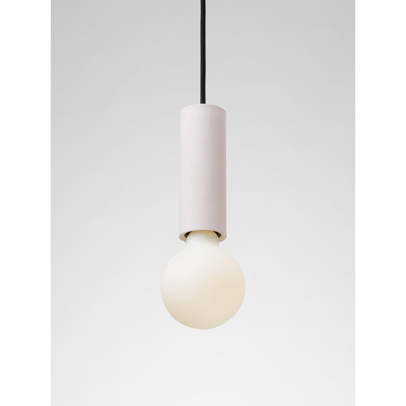 Abriona 1 - Light Bulb Pendant, Pink