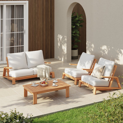  Outdoor 4-piece Patio Conversation Set