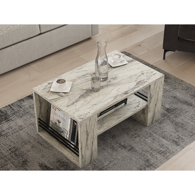 Glorias Coffee Table, Freesia Marble