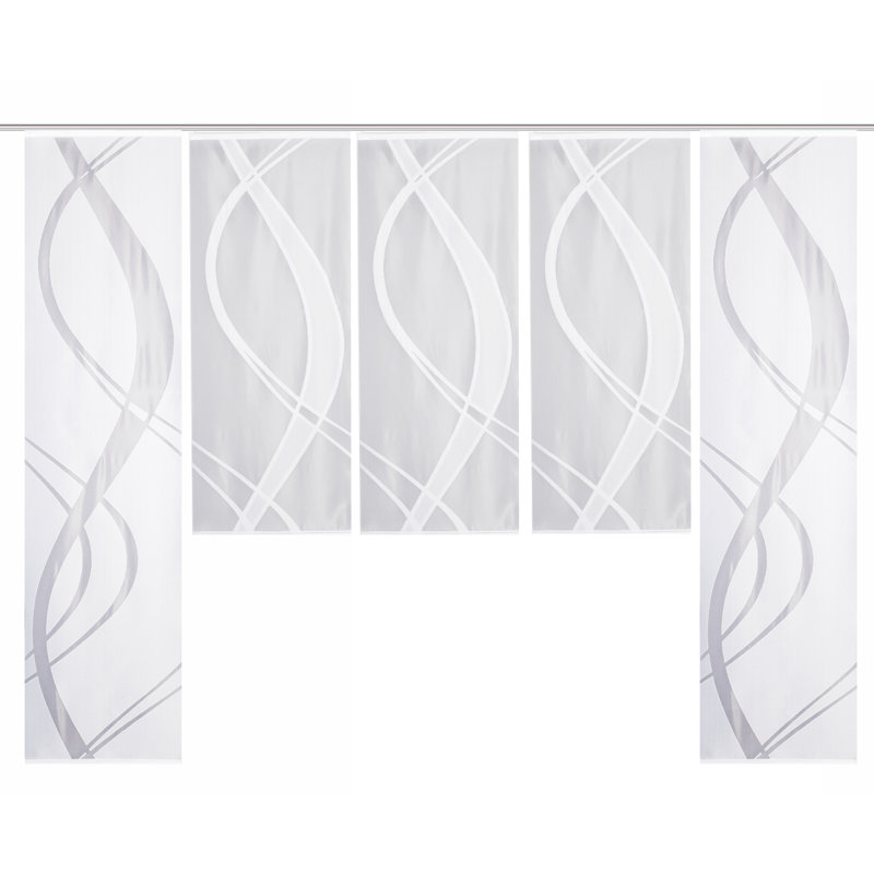 Mccourt Semi Sheer Curtain Panel Pair, Width 57 x Drop 225 cm