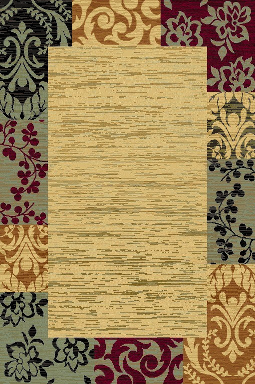 Tobis Beige tapis intérieur/extérieur, 5' x 7'