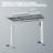 Height Adjustable Rectangle Standing Desk, Computer Desk with Drawer, USB Port and Type-C Port-1004140618-1004158388