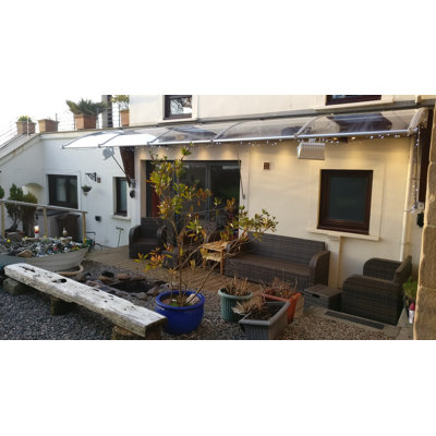 Menoken Door Canopy Grey-Bracket Bronze-Sheet