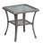 3 Pieces Outdoor Wicker Rocker Swivel Patio Dan with Glass Top Side Table, Durable and Elegant-493203235-493203161