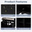Black 24" Bathroom Vanity with Ceramic Sink, Tip-Out Drawer, and Soft-Close Doors