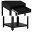 Table basse moderne avec rangement sécurisé - verrou d'empreintes digitales et compartiment caché-791036441
