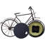 Horloge de table et support à vélo de style rétro