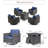 Valenta Hansencamp 4 - Person Outdoor Seating Group With Fire Pit With Swivel Glide Chair And Cushions-287063806
