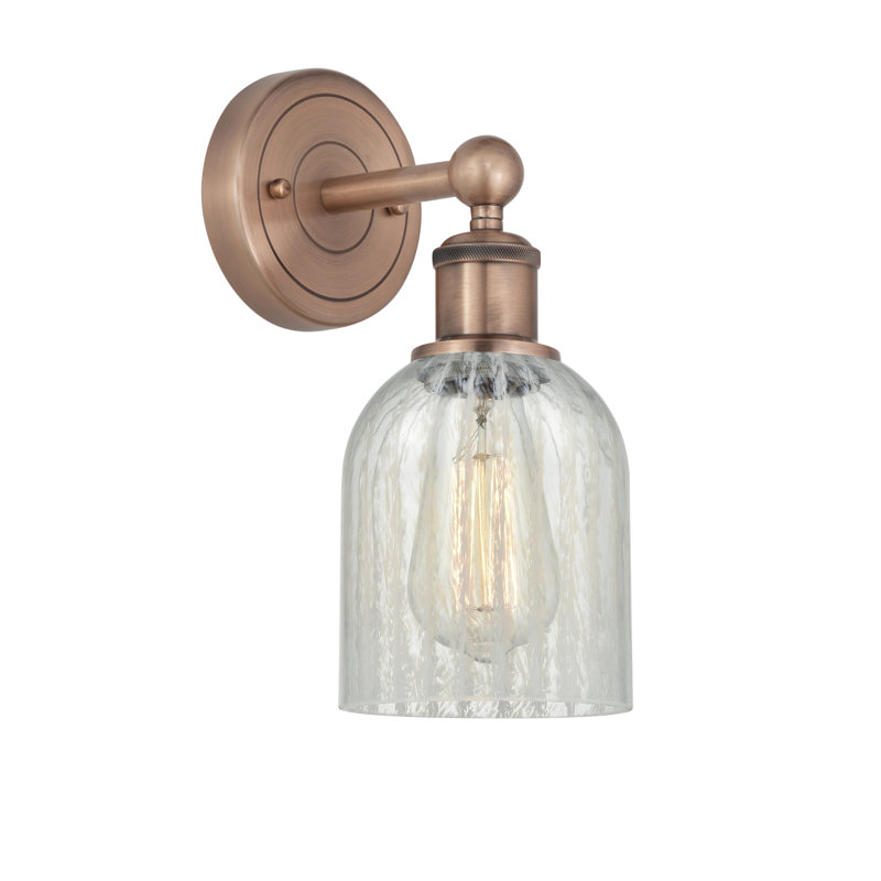Carmi Armed Sconce, Mouchette, Antique Copper