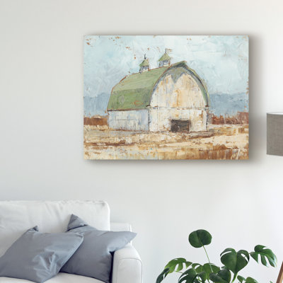 « blanchie grange iii », reproduction de peinture à l’acrylique sur toile tendue