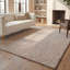 Tapis brun fait à la main Elle-1803759188