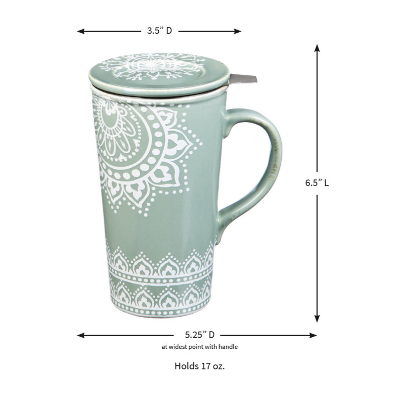 Grande tasse de voyage en acier inoxydable 12 oz Baskett