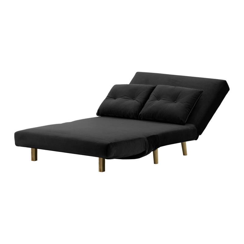 Rolen 2 Seater Sleeper, Black, Oak